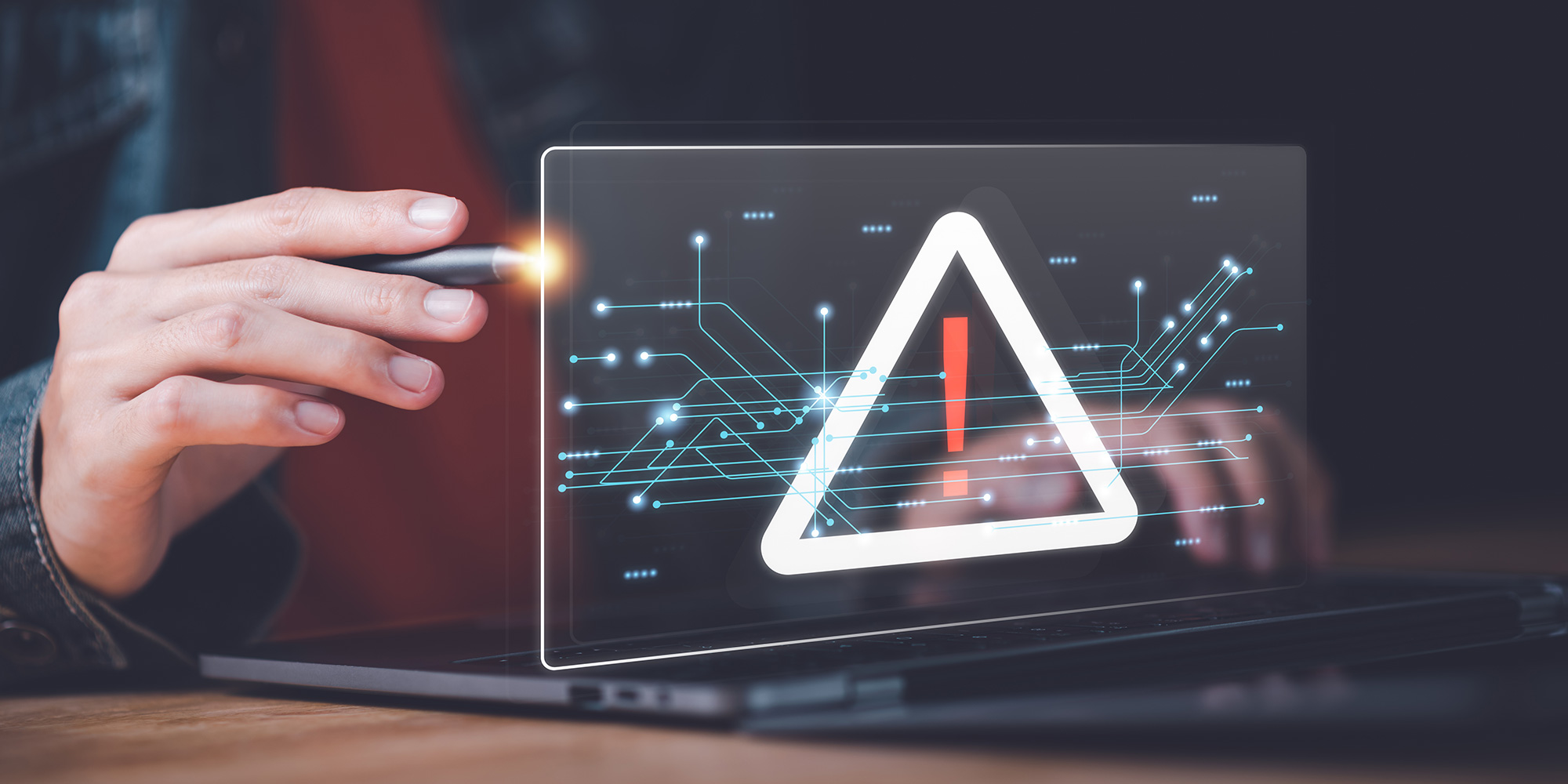 Programmer, Virtual Icons, Exclamation mark, Alarm, Computer virus detected, Danger warning