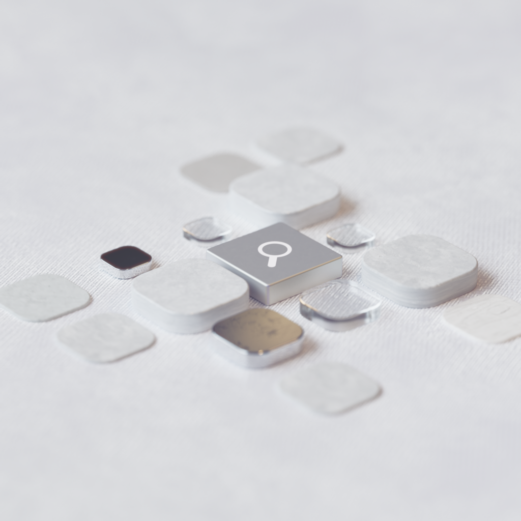 Abstract visualisation of an AI system reading the structure of a web page