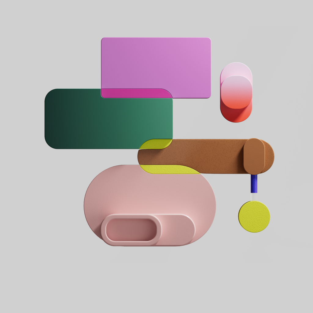 Abstract visualisation of an AI system passing a conversation thread to a human agent